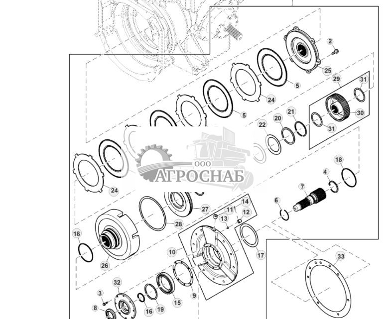 Сцепление картера коробки передач двигателя, Tier 2 и Final Tier 4 - ST867426 52.jpg